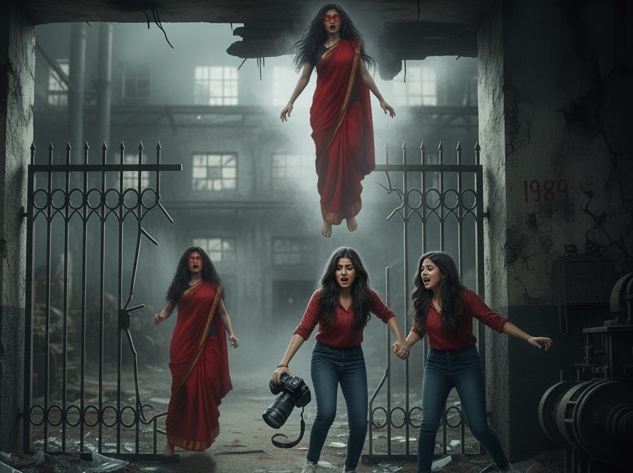 Haunted Factory Vlog – The Lady in Red